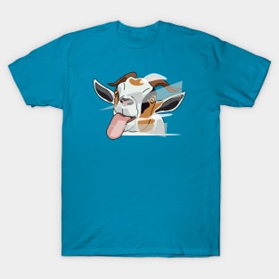 Glass Licking Goat T-Shirt